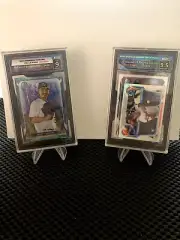 2014 BOWMAN CHROME CELLO PACK SMC 9.5 GEM MINT G STANTON/DUSTIN PEDROIA #1387 !