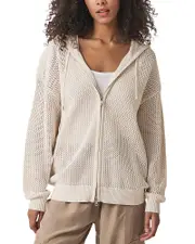 Splendid Nala Zip Up Hooded Sweater
