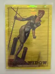 Marvel Masterpieces 92 Platinum - Black Widow #3 - Gold seismic /92 With Lot!