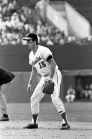 Davey Johnson 1966 2 Baltimore Orioles Baseball Old Photo