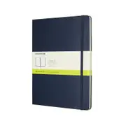 Moleskine PlainClassic Hard Cover Notebook Extra Large (Sapphire Blue)
