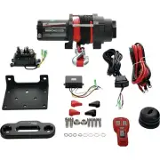 4500 LB All Balls Synthetic Winch & Mount Kit - Polaris Ranger XP 900 2013-2019