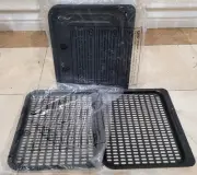Replacement OEM Drip Troy & 2perforated Pans For Instant Pot 10qt Air Fryer