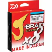 Daiwa J Braid Grand x8 150 yds Island Blue Braid Fishing Line - Choose Lb BRAND