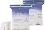 444PCS Cotton Pads, Facial Lip & Eye Makeup Remover Pads,100% Pure Cotton Effective Cosmetic Cotton Squares,Hypoallergenic, Lint-Free