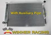 Aluminum Front Mount Radiator Fit Audi RS4 B7 4.2L M/T 2006-2008 W/Aux Pipe (for: Audi)