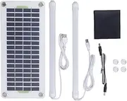 XIASABA Solar Light Tube 30W 12V5V Dual USB LED Solar Panel Powered Camping Tent Light with Battery Box Ideal for Hiking and Outdoor Activities