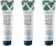 3 Pack Bundle Shea Butter and Coconut Oil Hair Mask 5.1 FL OZ (150ml) Per Bottle
