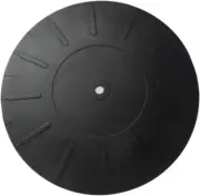 7 Inch Turntable Platter Mat Rubber Silicone Turntable Slipmat Pad for All LP Vi