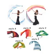 Dance Silk Streamer Poi Throw Ball Set Ribbon Costumes Accessory Imitation Silk