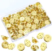 Pin Backs Metal Locking Pin Backs Brass Butterfly Clutch Badge Insignia Name Tag