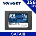 PATRIOT美商博帝 P220 256G 2.5吋 SSD固態硬碟