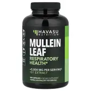 Havasu Nutrition, Mullein Leaf, 180 Capsules (500 mg per Capsule)