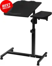 Adjustable Laptop Table Stand, Desktop Computer Standing Desk, Black