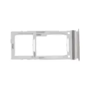 SIM Micro SD Card Tray Dual for Samsung Galaxy A52 Silver Holder Slot Insert