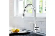 Pull Out tap Kitchen Mixer Tap Swivel Gooseneck Spout Round pull down Laundry Sink Kitchen Faucets Chrome WELS ACA