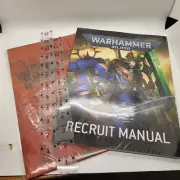 Warhammer 40k Recruitment Manual Measure Sticks And Game Mat OOP New In Pack