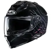 i71 Celos Black Grey Full Face Helmet