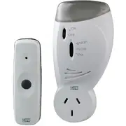 HPM D641/PIFL 70M 240V Wireless Door Chime With Flashing Light 240V Door Chime 70M 240V WIRELESS
