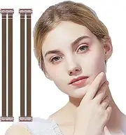 XTYAU Face Lift Tape Invisibles,Facelift Tape for Face Invisible with Bands,Face Tape Lifting Invisible with String,Face Lift Bands with Hair Clips,2 PCS Facelift Band with Clips