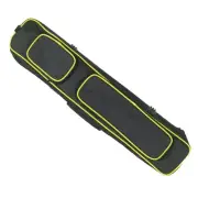 TNT 3x4 Yellow Soft Nylon Butterfly Pool Cue Case. Back Pack Straps.