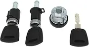 Lock Cylinder for Scania 4-Series, Ignition Switch Cylinder Door Lock Set with 3 Keys 1485071/1485072