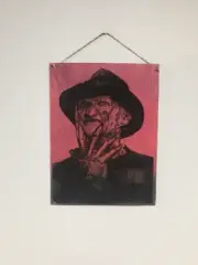 Nightmare on Elm street Freddy Kruger custom wood wall art