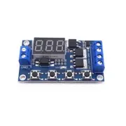 Trigger Cycle Delay Timer Switch Module Dual MOSFET 12V/24V Relay Replacement