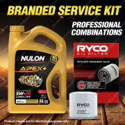 Ryco Oil Filter Nulon 5L APX5W30D1 Engine Oil Kit for Ford Festiva WF