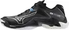 MIZUNO Volleyball Shoes WAVE LIGHTNING Z8 Black Silver V1GA2400 US7.5(25.5cm)