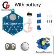DIY RGB LED Light Circuit Board Welding Practice Kit Fun Electroni Soldering Kit