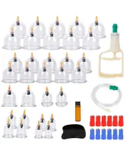 Fresh Fab Finds 32 Cups Chinese Massage Therapy Cupping Set
