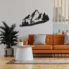 Sculpture Metal Wall and Mountain View Art Wall Metal Hammock Wall and8708