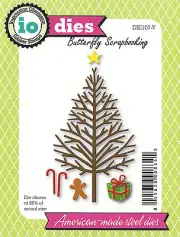 Christmas Tree Set Die Cutting Dies by Impression Obsession DIE107-V New