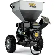 7HP 212cc Gas Wood Chipper Shredder Mulcher, 12m Wheels, 76mm Capacity