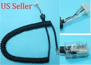 Mic Microphone Cord Cable for Yaesu Vertex MH-48A6J MH-42B6J FT-1802 ,FT-1802M