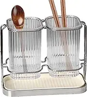 Kitchen Chopstick Holder - Modern Counter Fork Organizer - Household Accessories, Clear Kitchen Organizer, Spatula Tool Storage For Cabinets