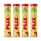 Plix Apple Cider Vinegar Effervescent – Lemon Masala | Weight Loss Tabs Pack 4