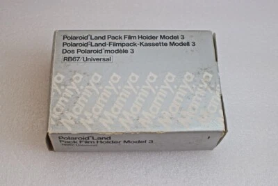 MAMIYA 645 POLARIOD LAND FILM PACK BACK MEDIUM FORMAT