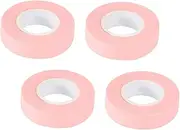 minkissy 4 Rolls Eyelash Tape Lash Clusters Bond and Seal Extensions Lash Adhesive Eyelash Patches Strips Extension Remover Fake Lashes Pre Glued Cluster Lashes Duo DIY Non-Woven Tape Pink