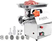 Commercial Meat Mincer-Heavy Duty 2200W High Volume Meat Grinder Machine with Sausage Filler Stuffer Stainless Steel Stuffer for Home Kitchen Use, 6 Grinding Plates, 4 Blades