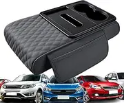 Console Cup Holder for Vehicles, Car Armrest Cover with Cup Holder, Car Armrest Cover - Multifunctional Center Console Armrest Pillow for Men