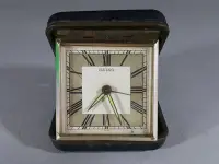 在飛比找Yahoo!奇摩拍賣優惠-[銀九藝]  早期日本製 SEIKO 旅行鬧鐘 古董機械鐘 