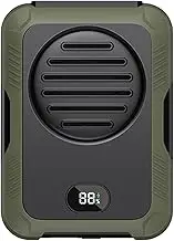 Gbtdoface Waist Clip Fan,Mini Portable Fan,Neck Hanging Personal Fan,6000MAh Portable Waist Clip Fan Belt Fan Body Fan(green（DQ223）), 45BF4Y8EW2476VAW77R9