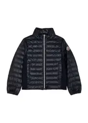 Moncler Kids Shizuko Quilted Shell Jacket (12-14 Years) - Navy 14 years