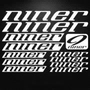 FITS Niner Vinyl Stickers Sheet Bike Frame Cycle Cycling Bicycle Mtb Road