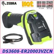 Zebra DS3608-ER20003VZCN Ultra-Rugged 2D Handheld Barcode Scanner w/ USB Cable