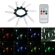 US 10x LED Flameless Cordless Candles Light With Clips Home Wedding Party