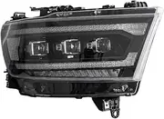 Car Led Headlight Assembly Compatible With Dodge Compatible with RAM 1500 2019 -UP Headlamp Full LED DRL Front Lights Sequential Amber Turn Signal