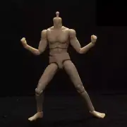 1/12 Male Action Figure 6inch Male Flexible Action Figure Body for Arts